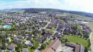 preview picture of video 'Quadcopter Rundflug Heimenstein Seuzach  - Entfernung bis 1000 Meter !!'