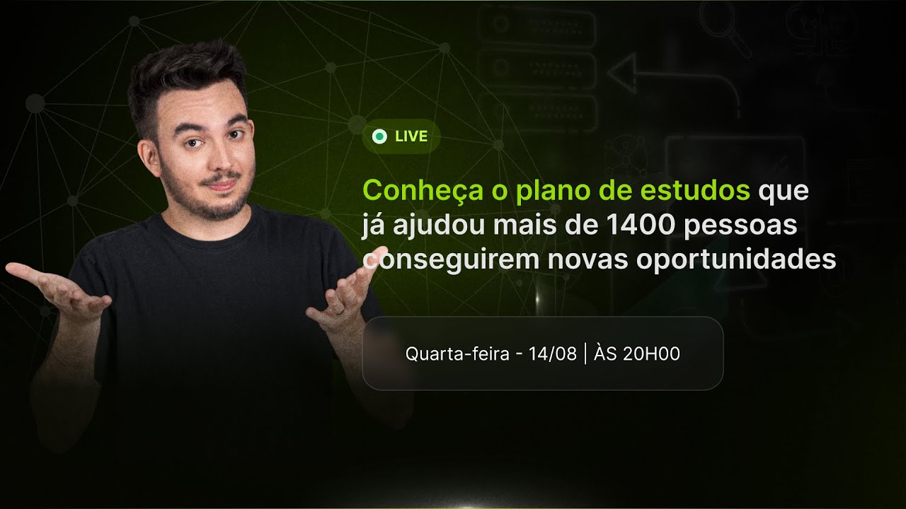 Conheça o plano de estudos que  já ajudou mais de 1400 pessoas conseguirem novas oportunidades