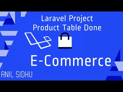 Laravel E commerce Project 6 Product Table migration and seeding