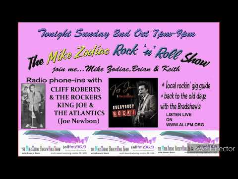 Mike Zodiac Interview With King Joe & The Atlantics (Joe Newbon) ALLFM (96.9 Manchester) 02/10/22