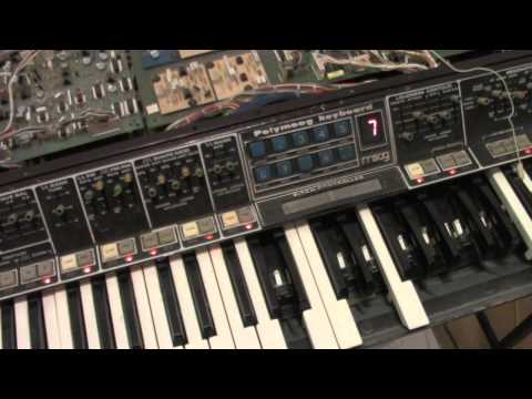 Andy Baker's Polymoog 203a with Vox Humana preset Part 2, (by Synthpro)