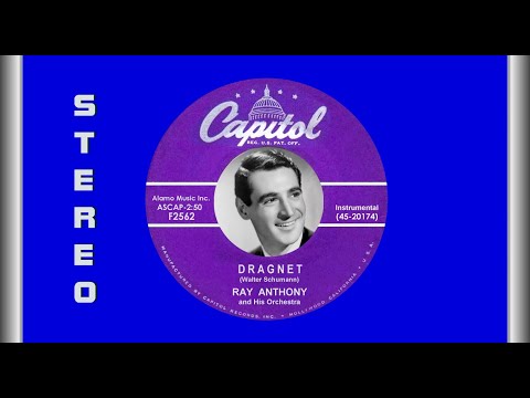 Ray Anthony - Dragnet  1953  (STEREO Instrumental)