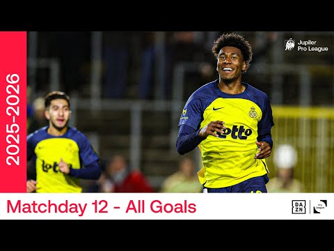 TOUS LES BUTS | Journée 12 - Jupiler Pro League | 2025-2026