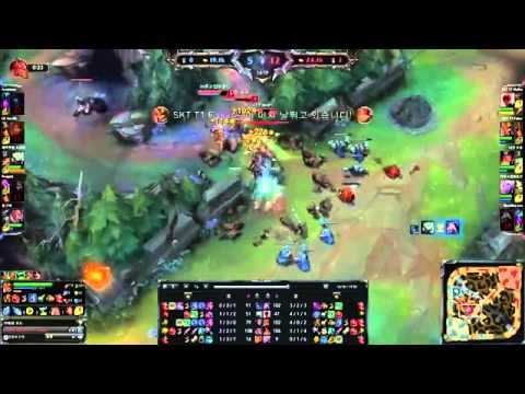 SKT T1 Faker   Jarvan IV vs LeBlanc   KR SoloQ Highlights