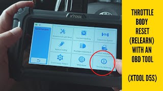 How To Reset A Throttle Body With An OBD Scan Tool