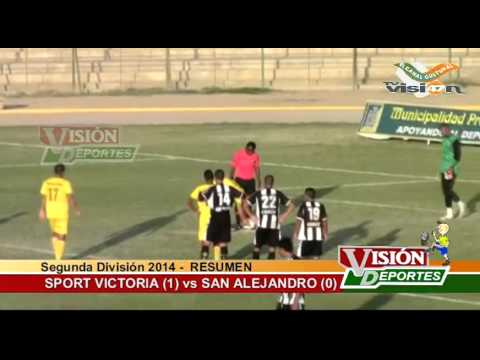 Sport Victoria (1) vs San Alejandro (0) - 2014 - Resumen y Entrevistas - VISIÓN DEPORTES