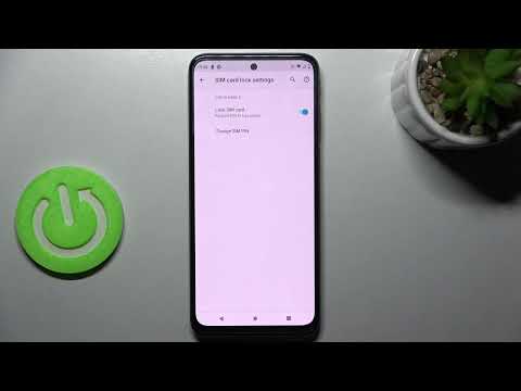 Lock SIM Card with SIM PIN on MOTOROLA MOTO G31 - SIM Card Locking