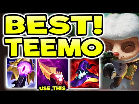 TEEMO TOP SHROOMS NOW LOOKS LIKE A GLITCH (MAX BURST TEEMO) - S12 Teemo TOP Gameplay Guide