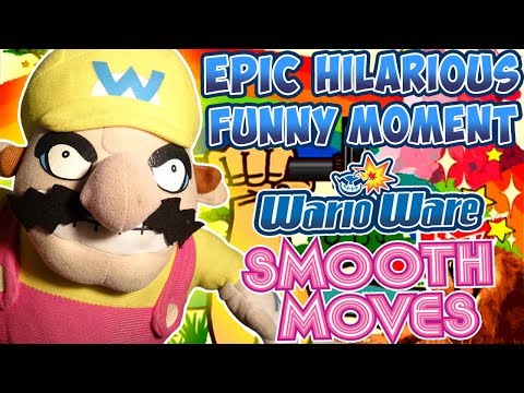 EPIC HILARIOUS FUNNY MOMENT !! WarioWare Smooth Moves !! ᴴᴰ