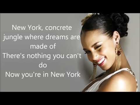 Alicia Keys-- Empire State Of Mind ( oh New York song )