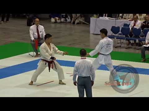 The 60th All Japan Karate do Championship - Men Kumite Semi Finals - Asano vs Ueda