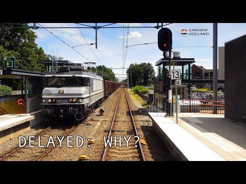 🇳🇱 How Trains Get Delayed: Track Malfunction: Apeldoorn - Almelo SNG 18/7/2023