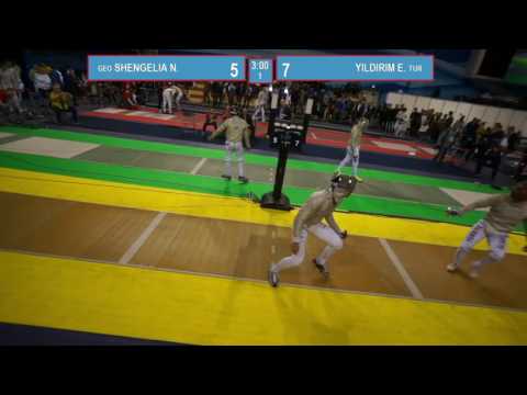 T32. YILDIRIM Enver (TUR) - SHENGELIA Nika (GEO). Sabre men.