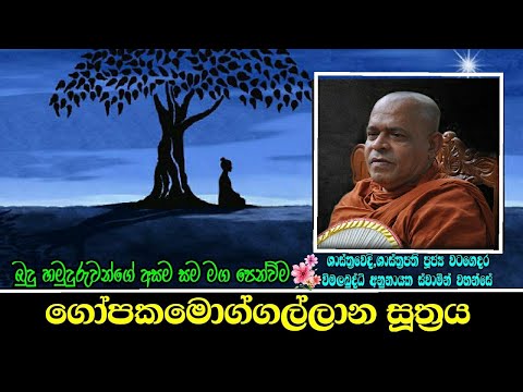 Gopakamoggallana Suththraya/Dhamma talk by Ven Watagedara Wimalabuddhi Anunayaka Thero