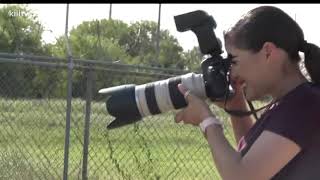 Photographer takes portraits of shelter