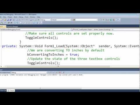 Visual C++ 2010 Express Tutorial 8 - Finished App