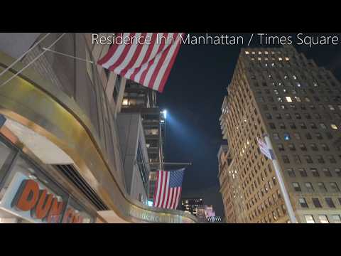 [4K] Hotel Tour | 🇺🇸 NEW YORK, Residence Inn by Marriott New York Manhattan / Times Square