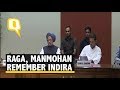 RAGA Manmohan Remember Indira On Her 33rd Death Anniversary The Quint