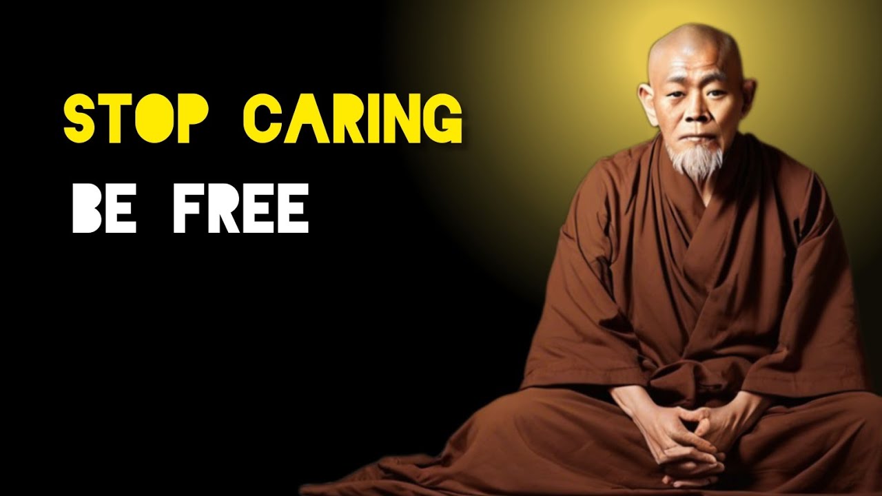 Caring Less Is The Secret To Peace - Zen And Buddhist Teachings.