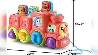Resumen: VTech - Trem do Zoo descubra os animais, brinquedo de arraste interativo para bebés + ...