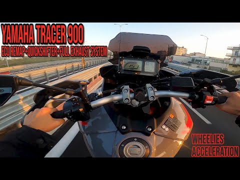 Yamaha Tracer 900 2019 | Stage 1 | Akrapovic RAW Sound | Wheelies-Accelerations-Top Speed