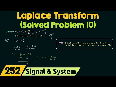 Laplace Transform Solved Problem 10