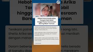 Pengantin Baru yang Viral Mahar Cek Rp 3 Miliar! Sheila Arika Pamer Naik Mobil Bareng Mbah Tarman