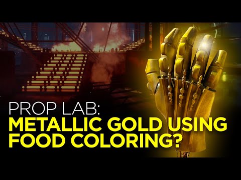 Metallic Gold Paint using Food Coloring?