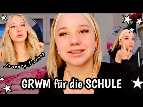 Glowy January makeup for school 😍 GRWM for school 💕 Hey Isi