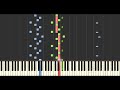 Yann Tiersen The Countdown Synthesia Tutorial