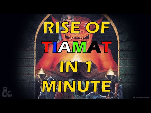 D&D Books in 1 Minute Rise of Tiamat