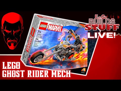 LEGO Ghost Rider Mech: EmGo Builds Stuff LIVE!