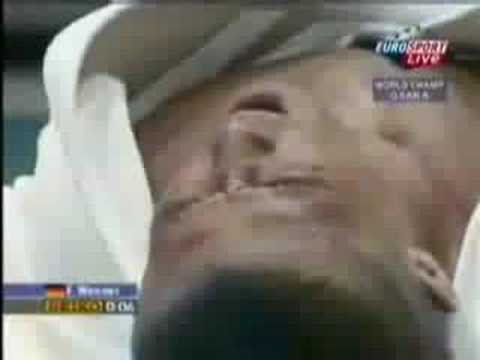 Judo 2003 Osaka Wanner (GER) - Akiyama (JPN) [-81kg]