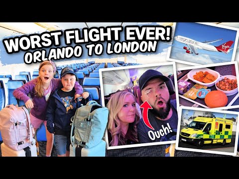 MEDICAL EMERGENCY! Flying From Orlando to London on Virgin Atlantic: Our Full Experience