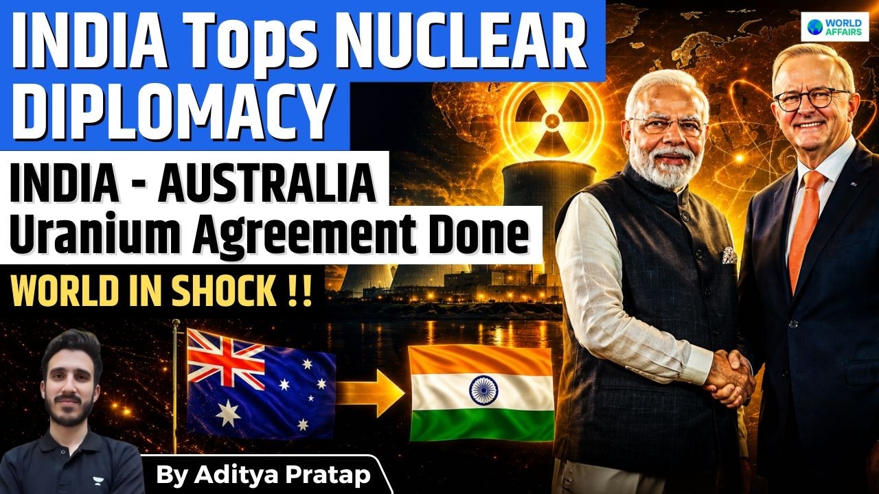 Big Win for India! Australia to Supply Uranium & Critical Minerals