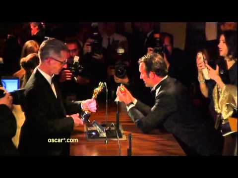 Jean Dujardin at Oscar® Engraving