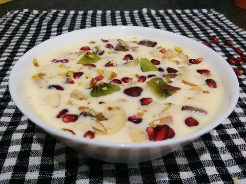 Fruit Custard Recipe | How to make Fruit Custard | Kamalika's Kitchen