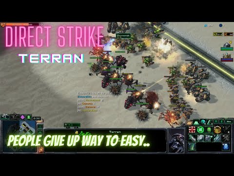 Starcraft 2 Direct Strike: People give up way to easy..