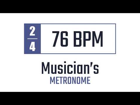 76 BPM - 2/4 - Metronome