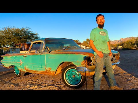 El Camino first start in 40 years! and an ACCIDENTAL paint job?