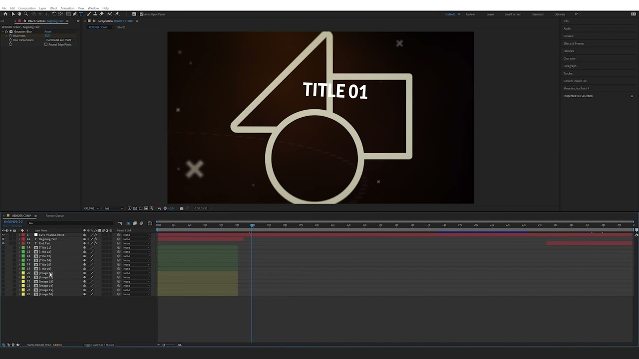 How to edit the Modern Parallax Slideshow