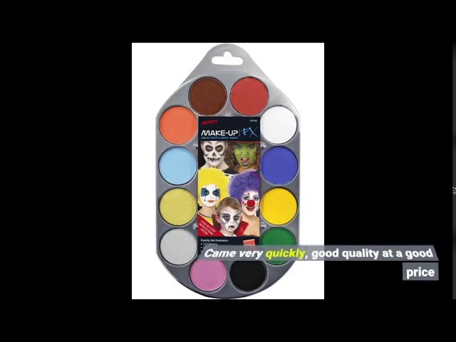 Vídeo relacionado con Smiffys Make-Up FX, Metallic Gold, Aqua Face & Body Paint, 16ml, Water Based