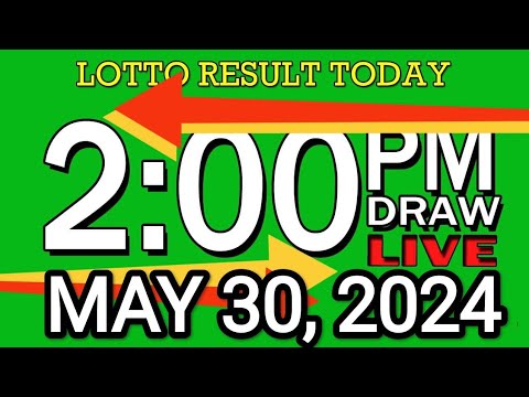 LIVE 2PM LOTTO RESULT TODAY MAY 30, 2024 #2D3DLotto #2pmlottoresultmay30,2024 #swer3result