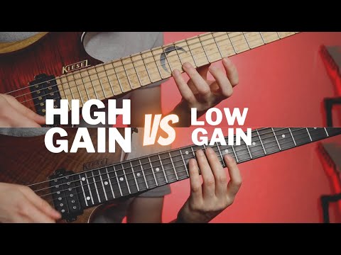 Does this solo sound better with low gain, or high gain?