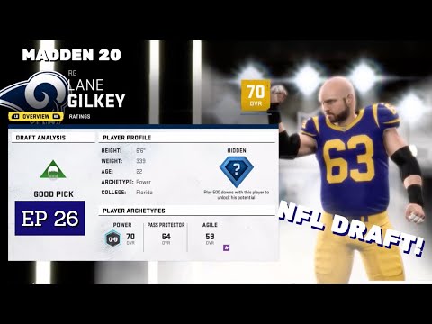 LA Rams Franchise Rebuild: S1 Ep 26 (NFL DRAFT) | Madden 20