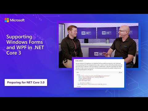 Supporting Windows Forms and WPF in .NET Core 3