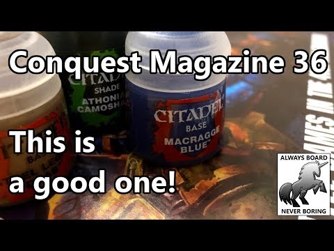 Warhammer 40,000: Conquest Issue 36 Review (Hachette Partworks Magazine) - More Citadel Paints