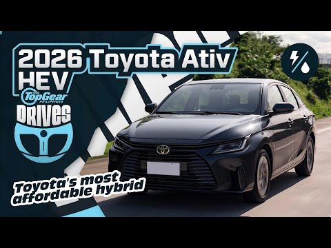 Thumbnail for 2026 Toyota Ativ HEV review: Toyota’s most affordable hybrid tested | Top Gear Philippines by Toyota, rall, Car, Toyota Vios, Toyota Hybrid X