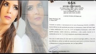 Explicación legal del abogado “Félix Portes” sobre carta de advertencia de “Dalisa Alegria”