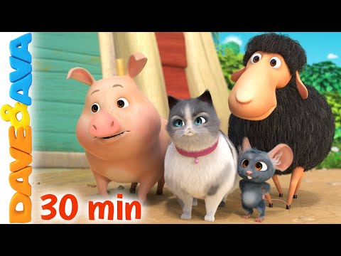 😍  Farm Animals Song and More Baby Songs | Kids Songs & Nursery Rhymes by Dave and Ava 😍